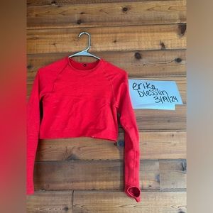 Alphalete Long Sleeve Crop with Thumbholes